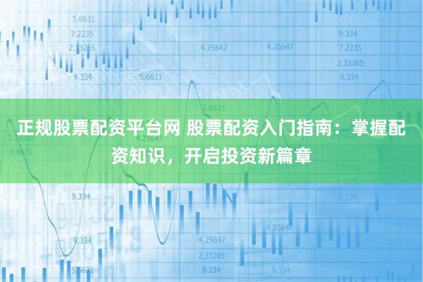 正规股票配资平台网 股票配资入门指南：掌握配资知识，开启投资新篇章